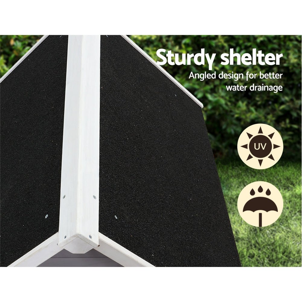 i.Pet Dog Kennel Wooden Large Outdoor House Indoor Puppy Pet Cabin Weatherproof wooden dog kennel ipet