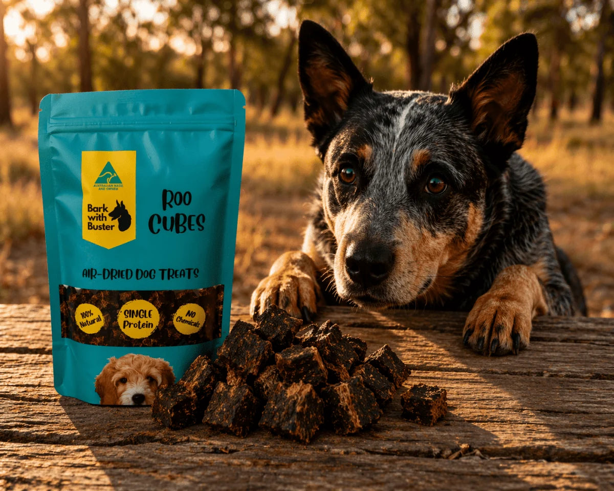 Bark with buster roo cubes