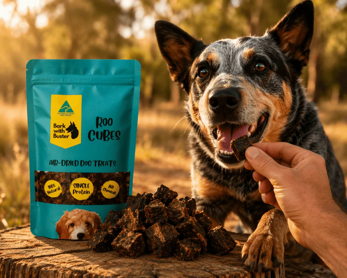 Bark with buster roo cubes