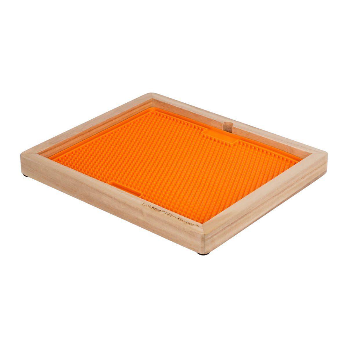 Lickimat Wooden Eco Slow Feeder Keeper - For X-Large Lick Mats Eco slow dog feeder holder Lickimat XL