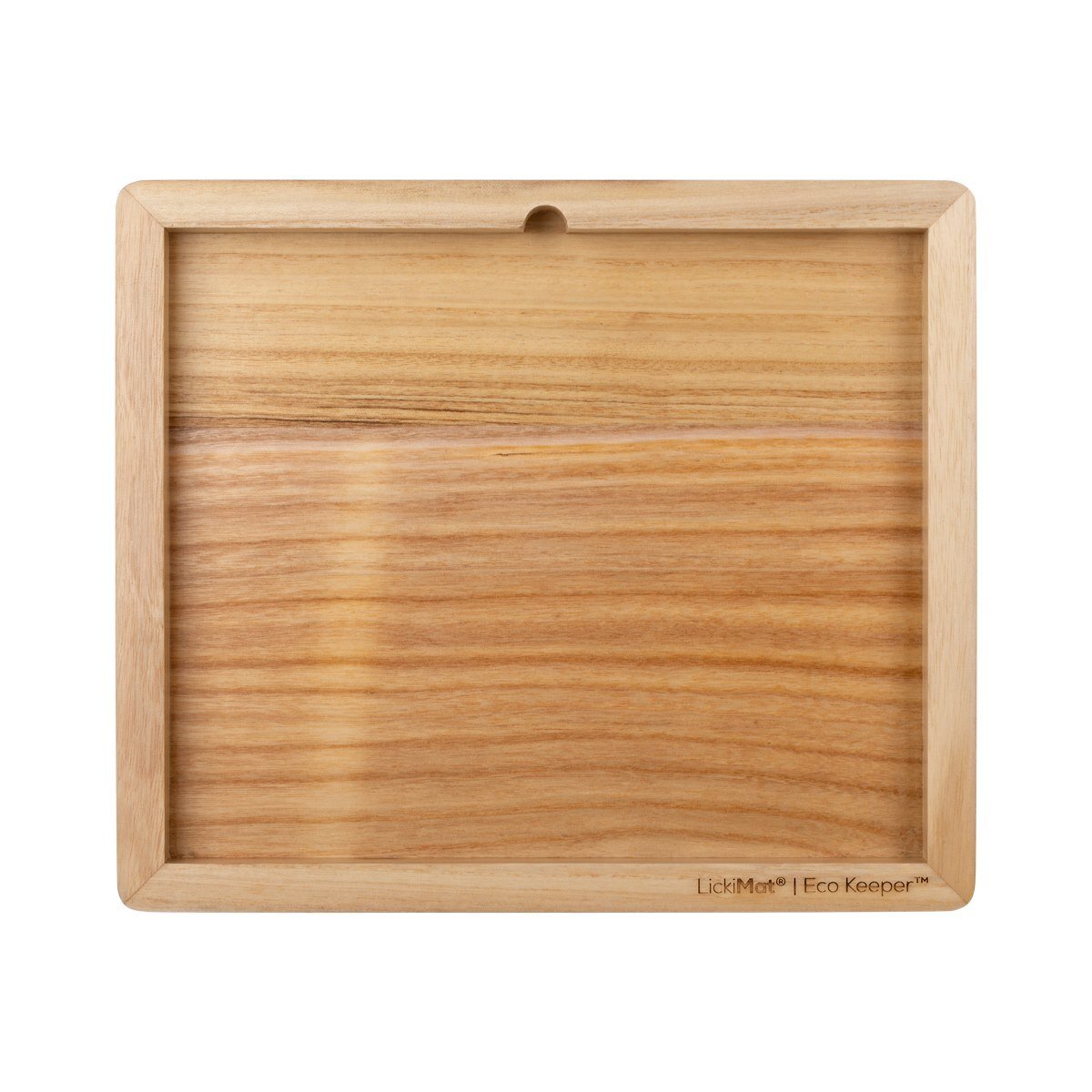 Lickimat Wooden Eco Slow Feeder Keeper - For X-Large Lick Mats Eco slow dog feeder holder Lickimat