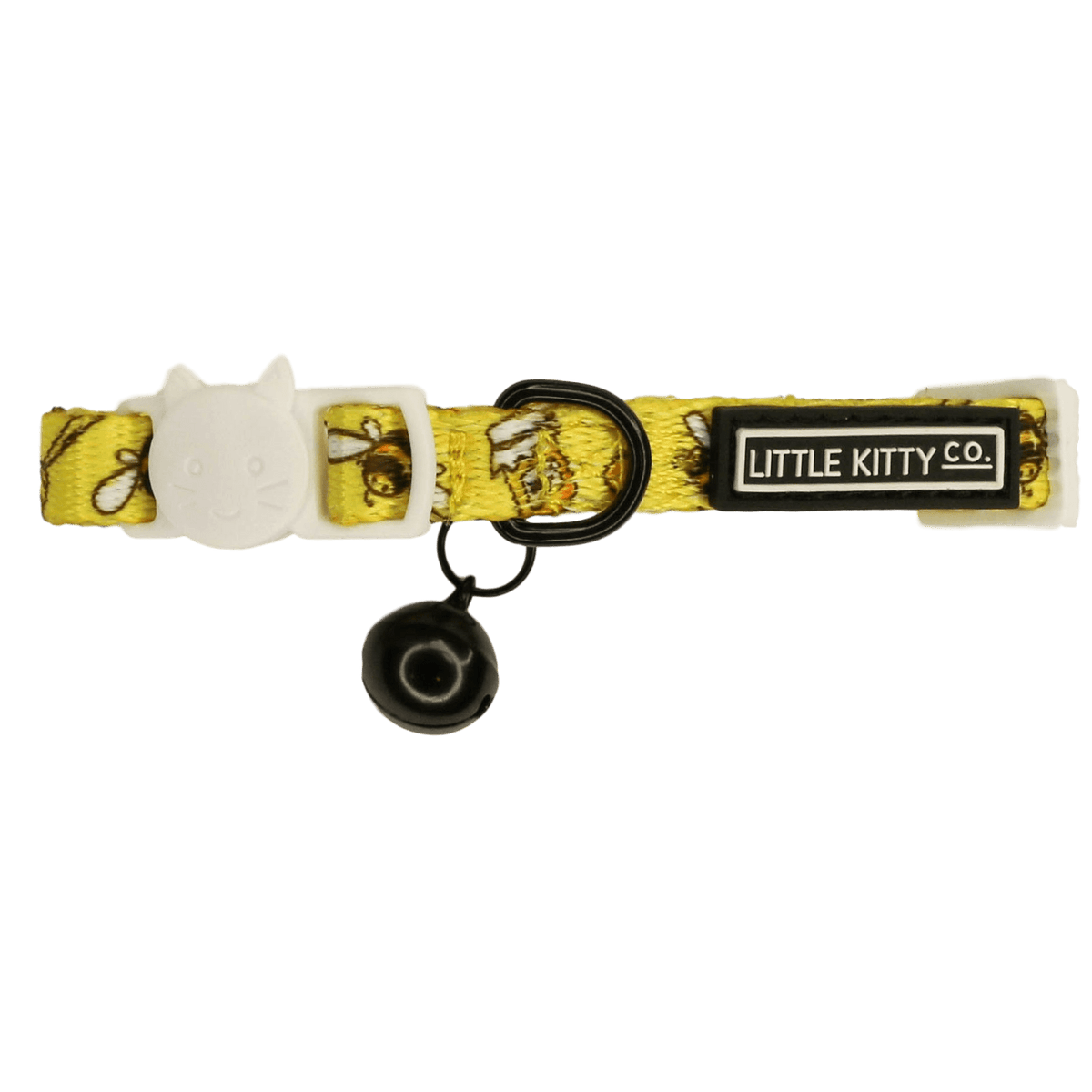 Little Kitty Co CAT COLLAR & BOW TIE: Bee-Hiving Little Kitty Co.