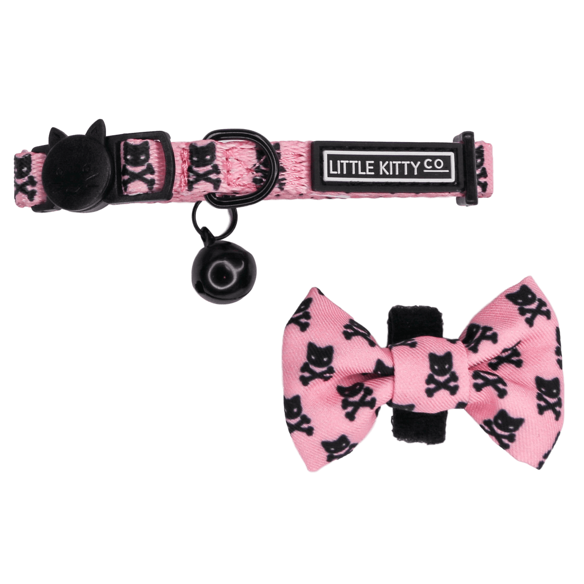 Little Kitty Co CAT COLLAR & BOW TIE: Prettiest of them All Little Kitty Co. XS