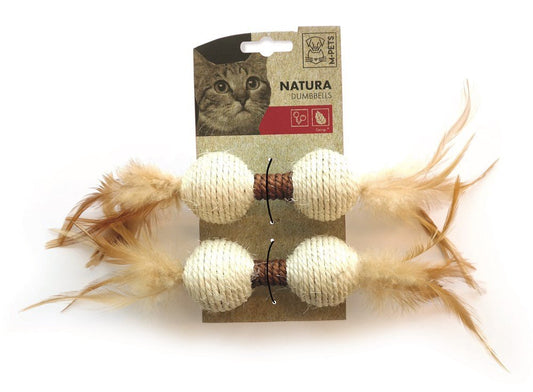 M-PETS Natura Dumbbell 24 x 4.5 x 4.5 cm Woofy and Whiskers Dumbells