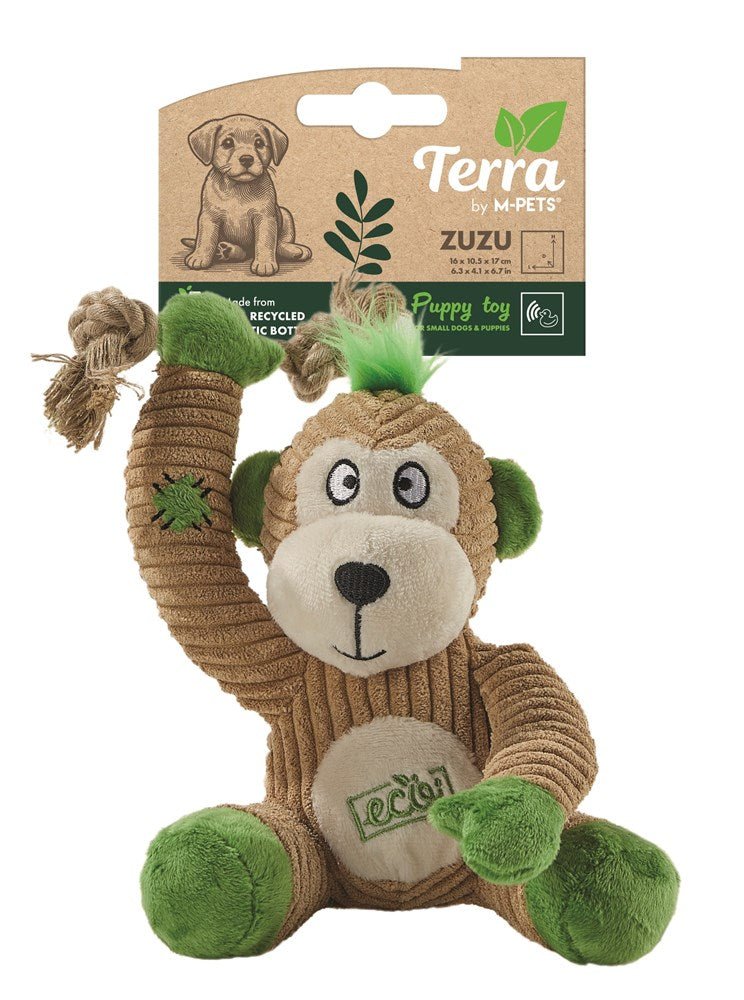 M-PETS TERRA ECO Puppy Toy TOTO Eco friendly dog toy M-Pets Zuzu