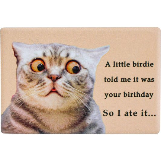 Magnet Birdie Birthday Refridgerator Magnet Lavida Birdie Bday