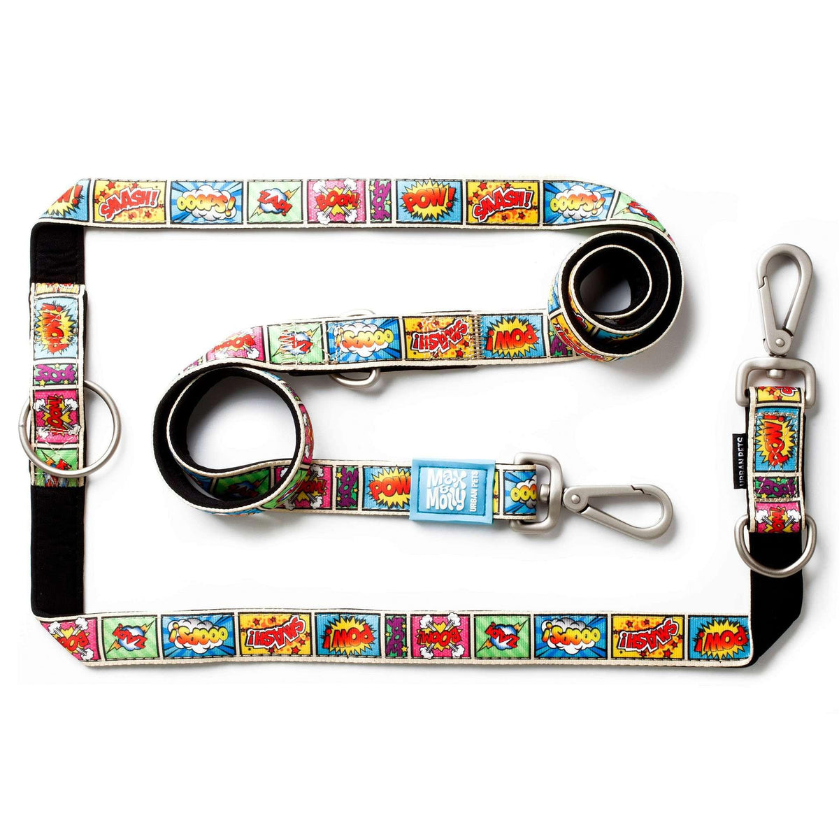 Max and Molly Dog Lead - Large Size - Various Designs - Woofy and Whiskers- Pet Care > Dog Supplies Max & Molly Urban Pets Comic Large