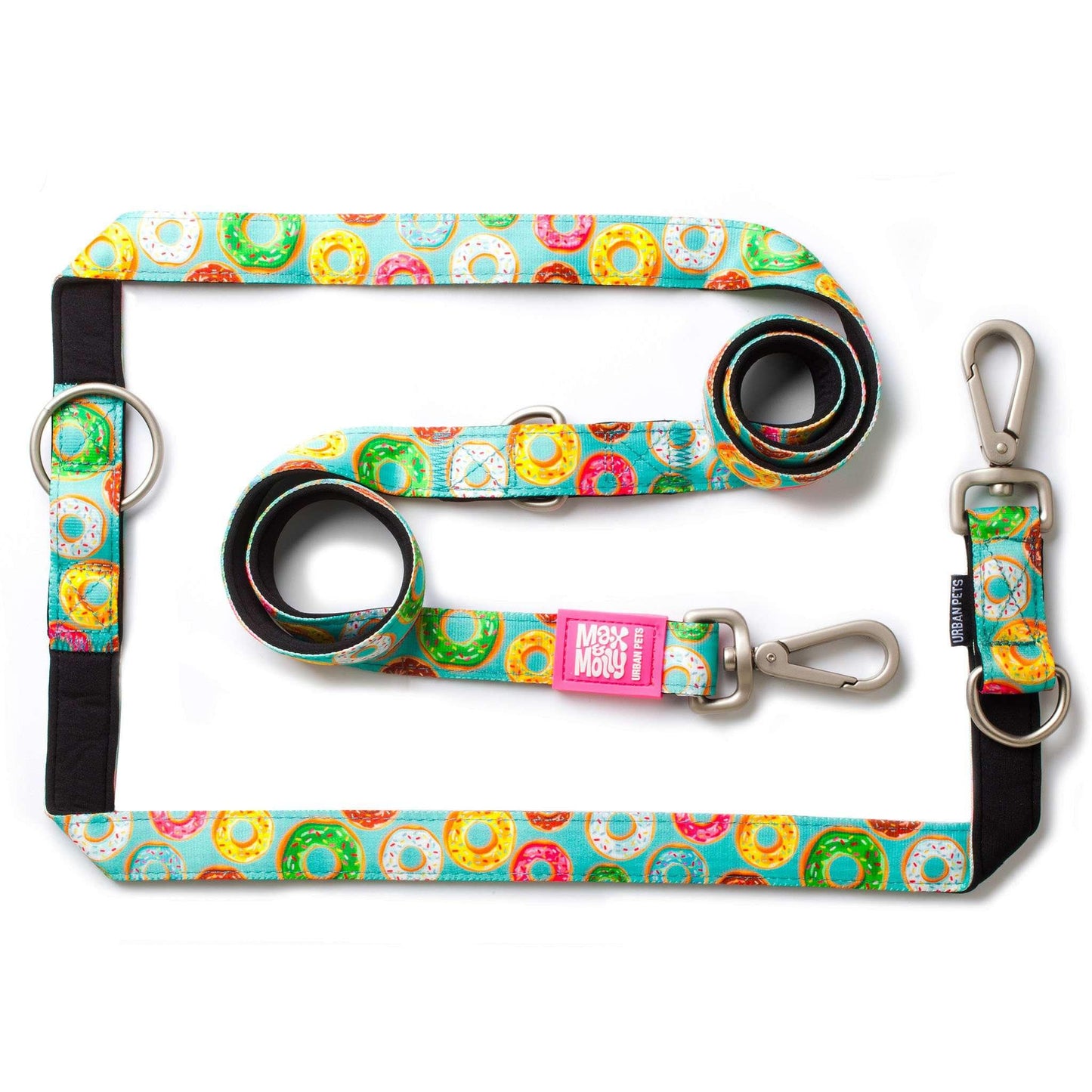 Max and Molly Dog Lead - Large Size - Various Designs - Woofy and Whiskers- Pet Care > Dog Supplies Max & Molly Urban Pets Donuts Large