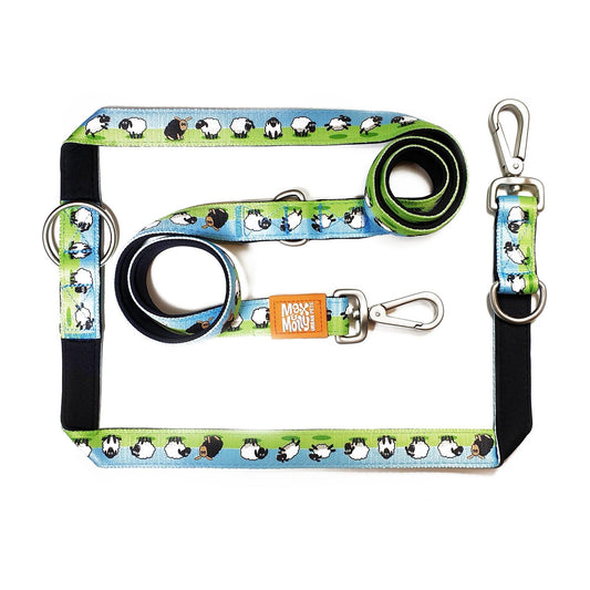 Max and Molly Dog Lead - Large Size - Various Designs - Woofy and Whiskers- Pet Care > Dog Supplies Max & Molly Urban Pets Black Sheep Large