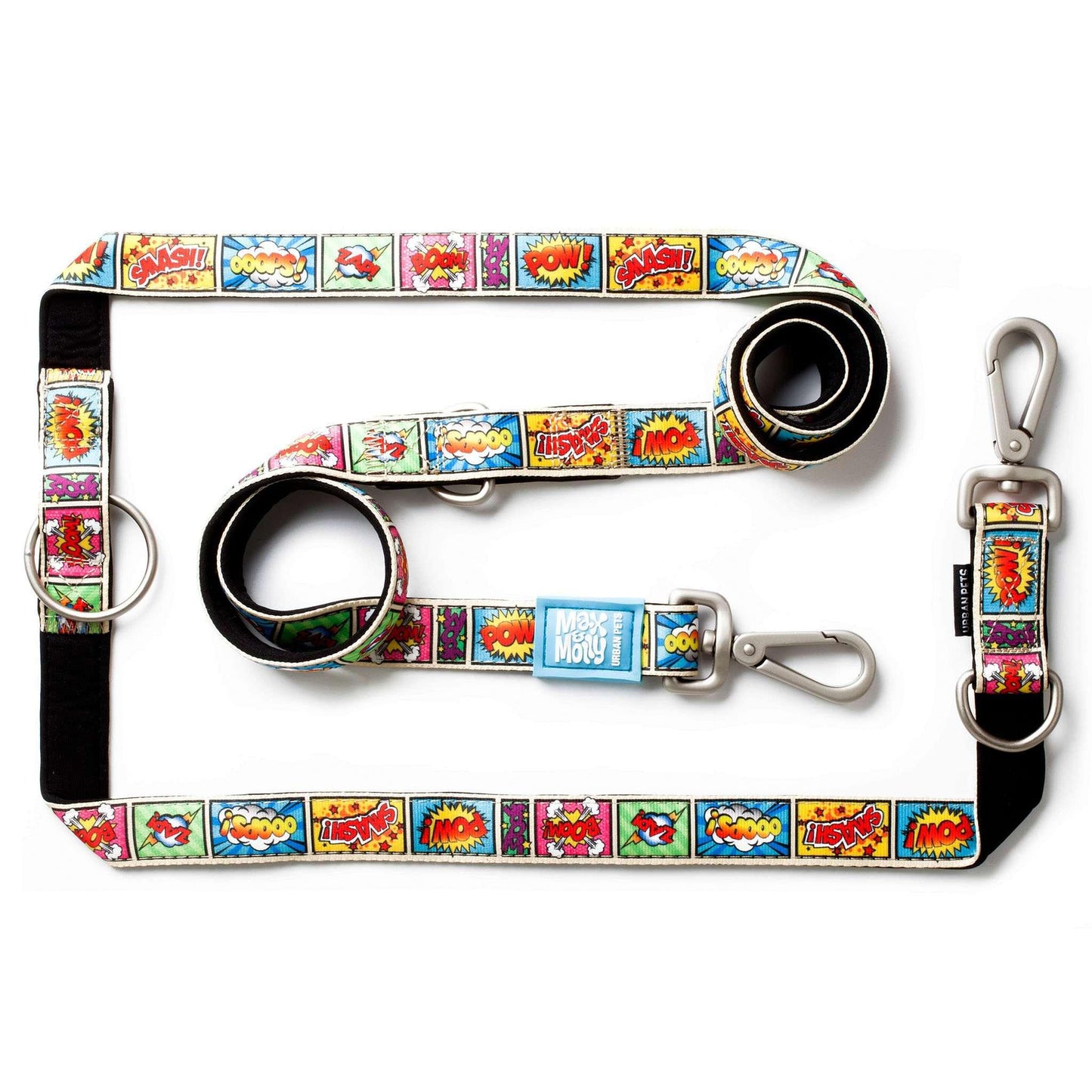 Max and Molly Dog Lead - Large Size - Various Designs - Woofy and Whiskers- Pet Care > Dog Supplies Max & Molly Urban Pets Comic Large