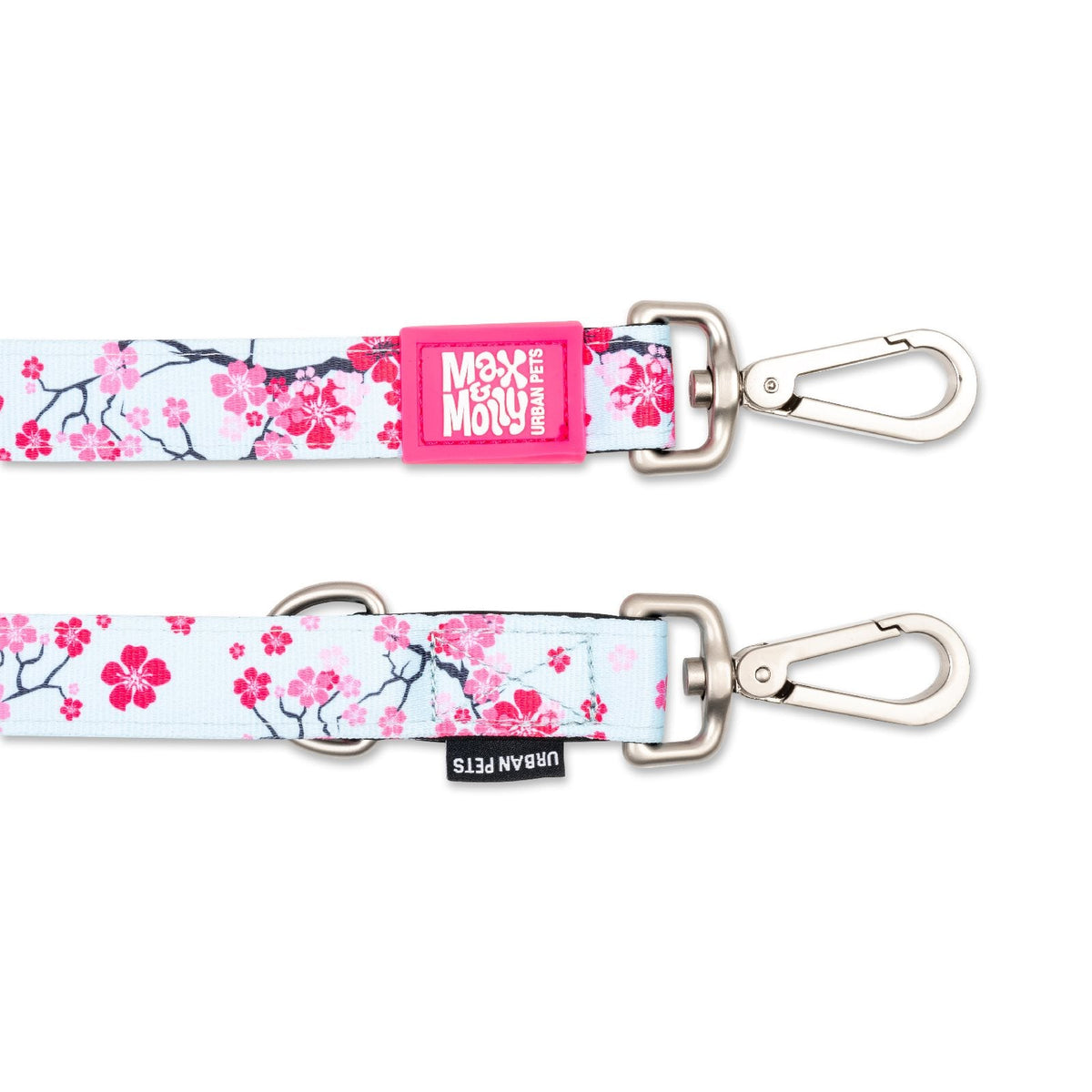 max and Molly smart Id Collar Cherry Bloom Dog Collar Max and Molly