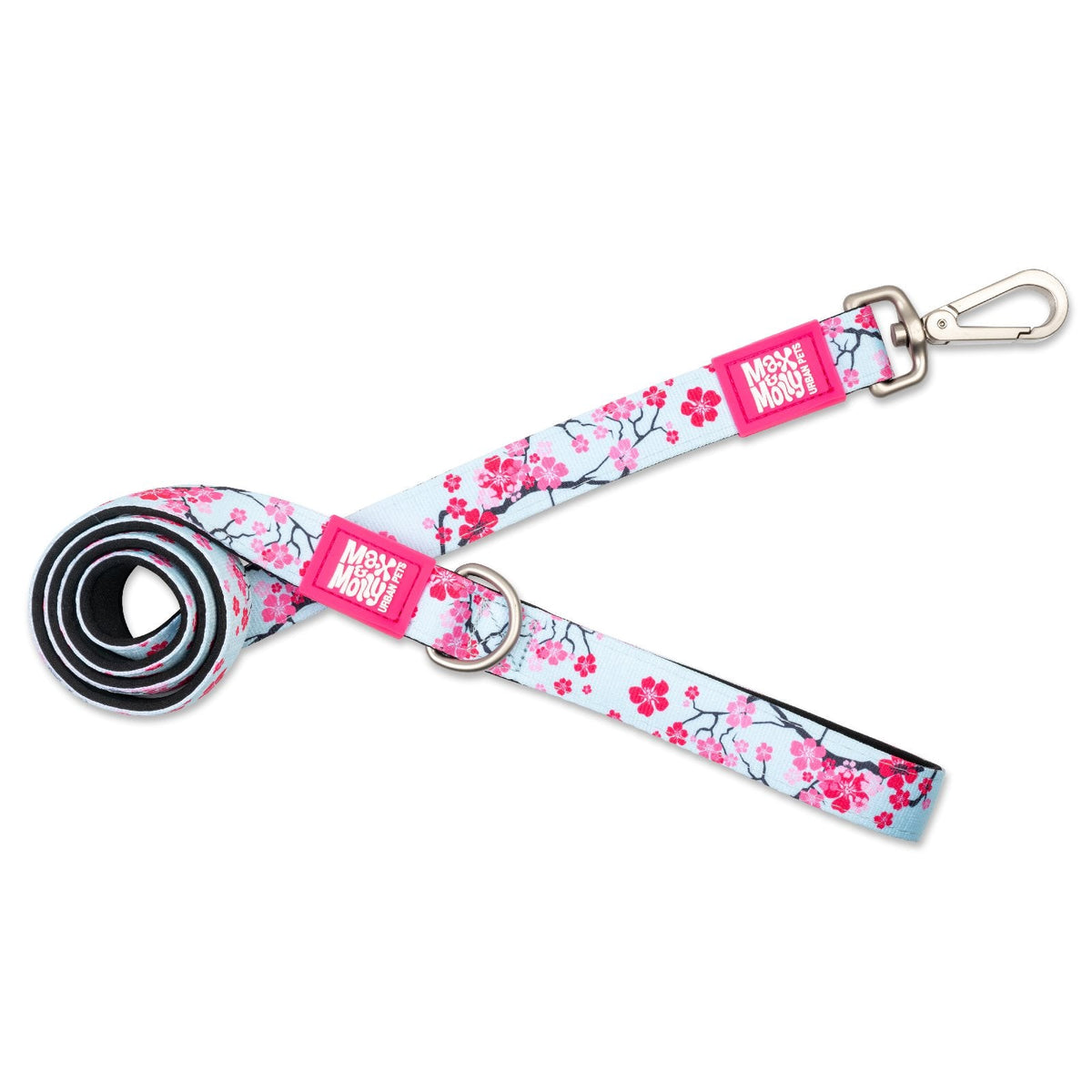 max and Molly smart Id Collar Cherry Bloom Dog Collar Max and Molly