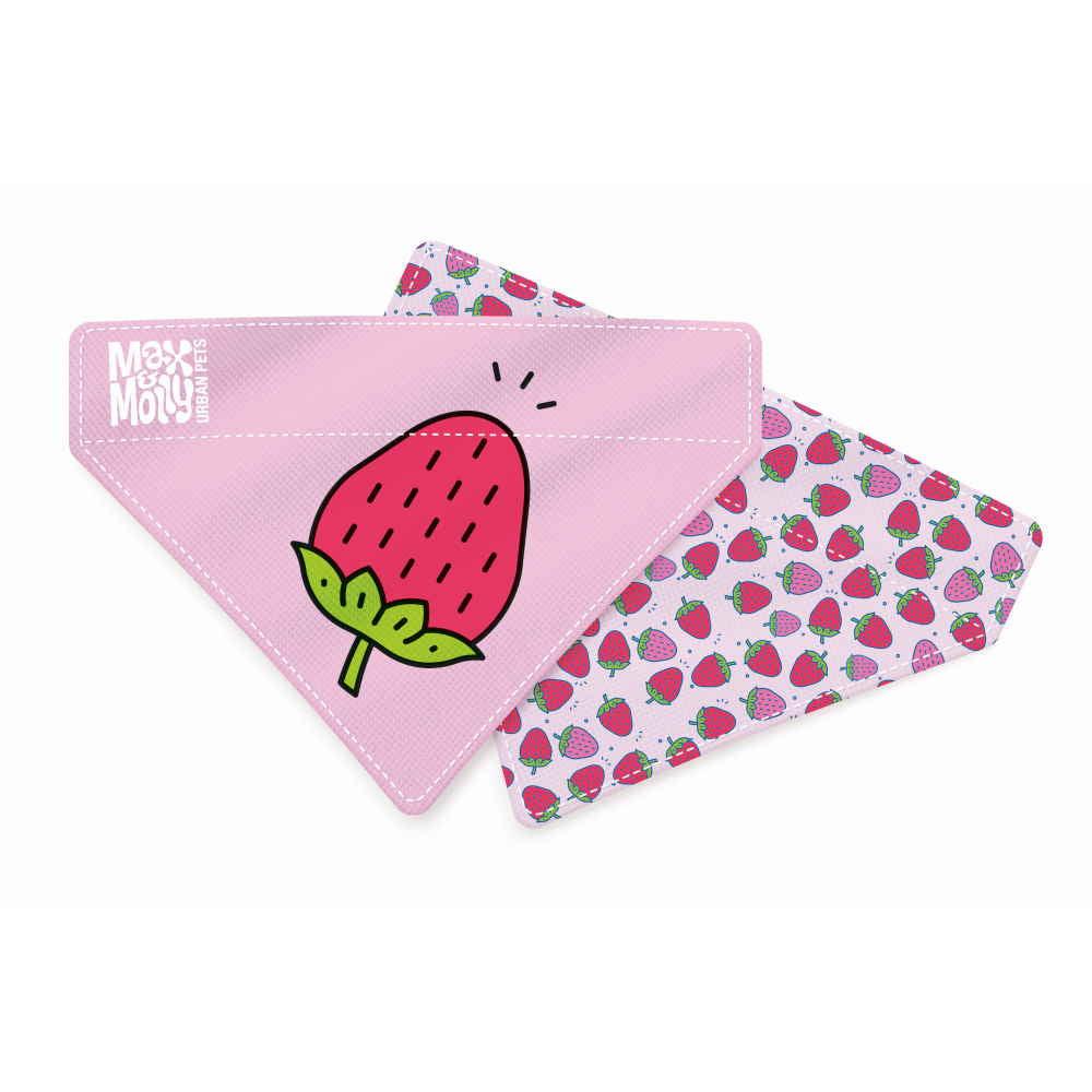 Max & Molly Bandanas for Cats & Dogs - Small Max & Molly Urban Pets Strawberries Small (S)