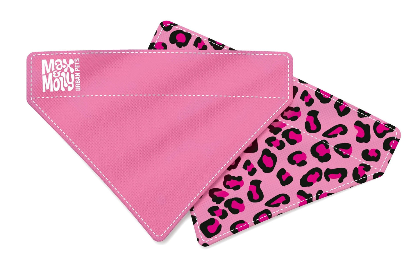 Max & Molly Bandanas for Cats & Dogs - Small Max & Molly Urban Pets Pink Leopard Small (S)