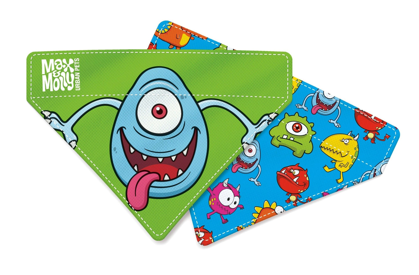 Max & Molly Bandanas for Cats & Dogs - Small Max & Molly Urban Pets Little monster Small (S)
