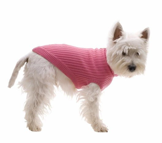 Mongolian 100% Woolen dog Jumper Elegance: Hand-Loomed -Roll Neck Dog Apparel Hamish McBeth 30cm Pink