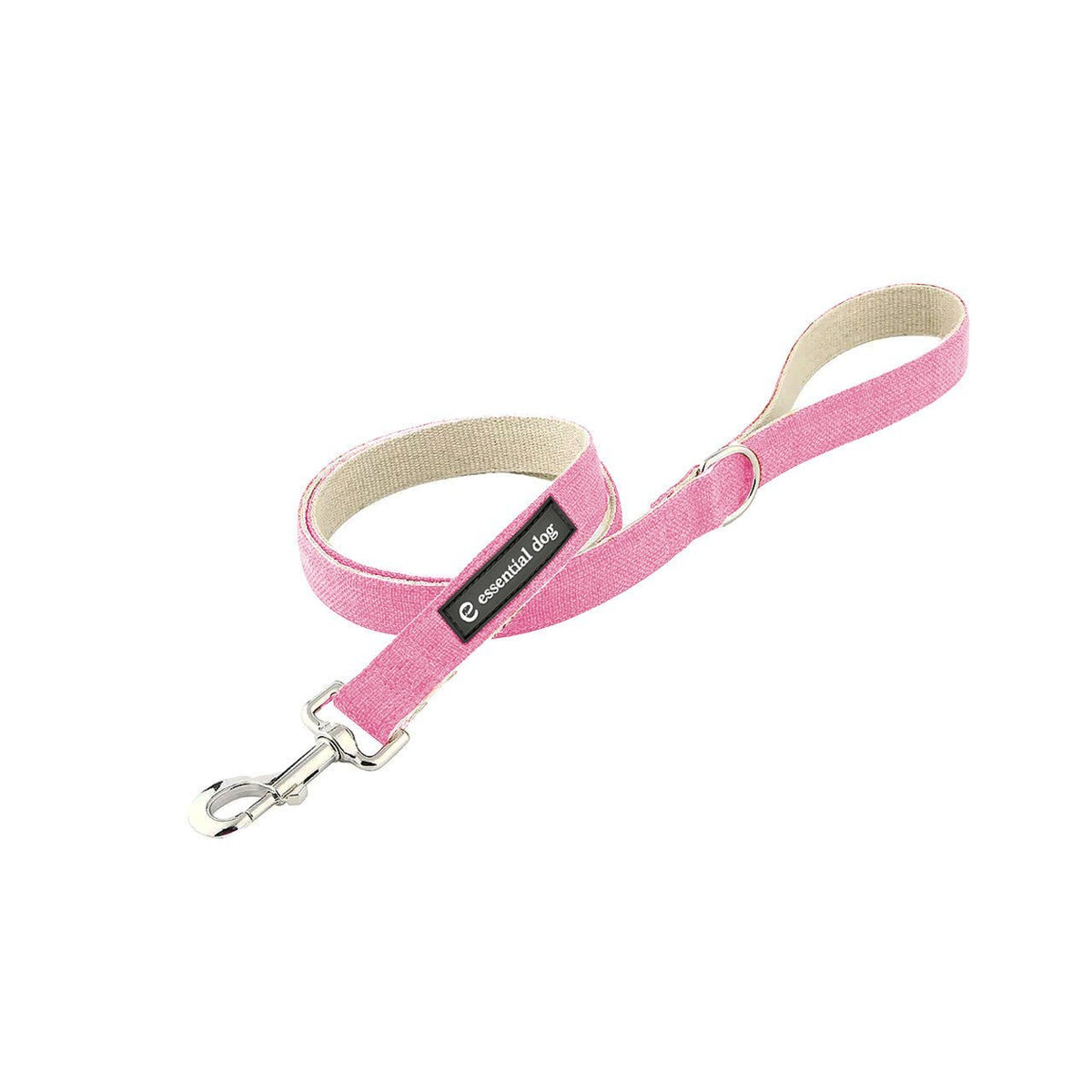 Natural Hemp & Cotton Dog Collar & Leash (sold seperate) (Orange Burst) Pet Care > Dog Supplies Essential Dog XS Pink Leash