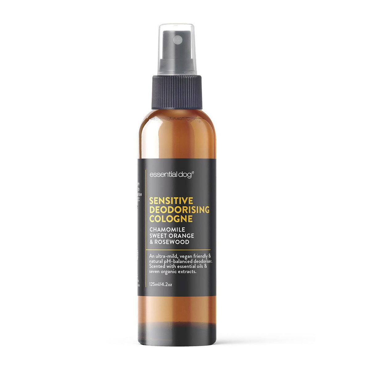 Natural Sensitive Dog Shampoo (Chamomile, Sweet Orange & Rosewood) Pet Care > Cleaning & Maintenance > Pet Grooming Supplies Essential Dog Deodoriser Sensitive Dog