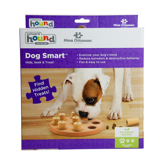 Nina Ottosson The Smart Interactive Treat Hiding Dog Toy – Orange Dog toys Nina Ottoson