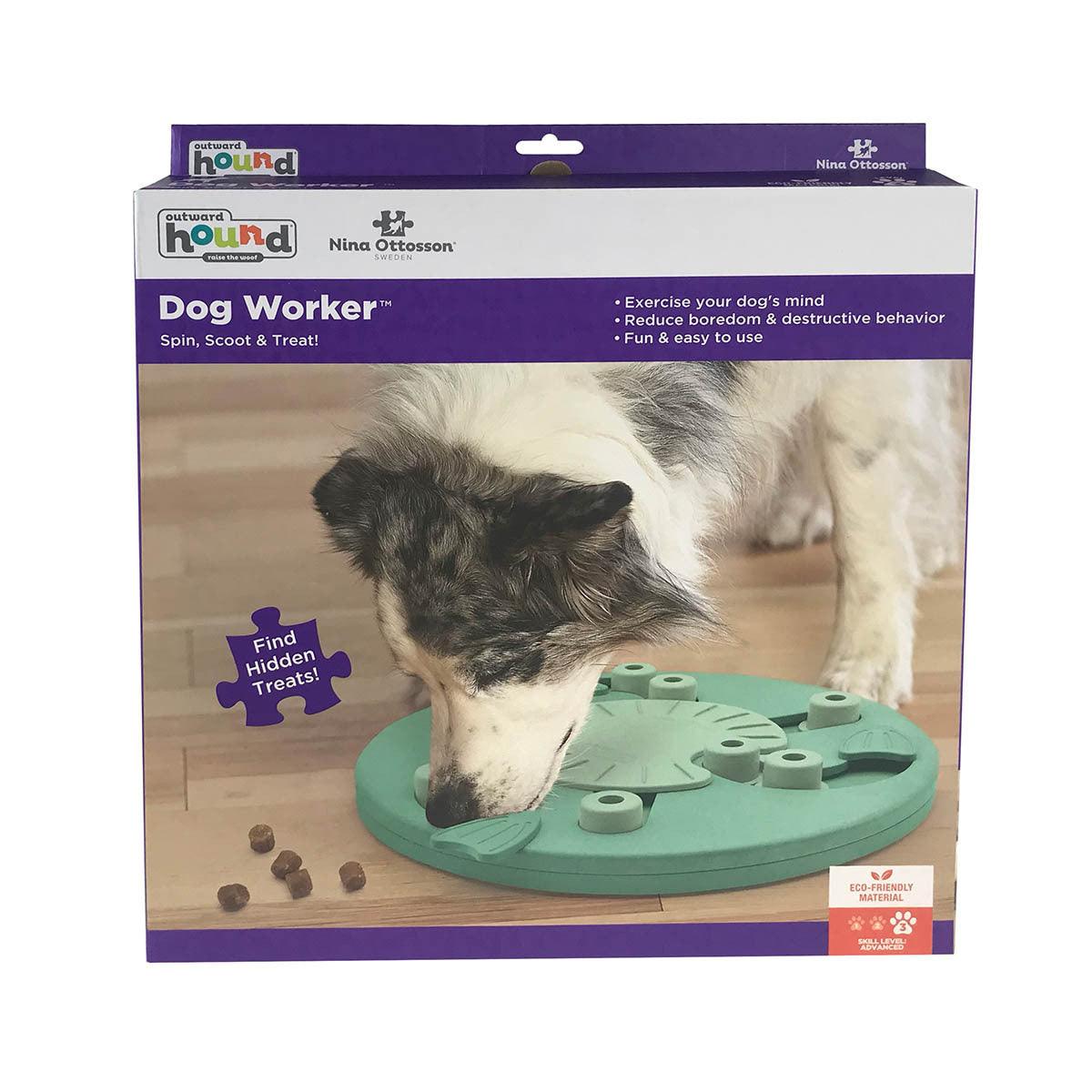 Nina Ottosson Dog Worker Treat Dispensing Interactive Dog Game Level 3 MLK Dog toys Nina Ottoson