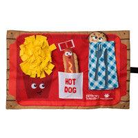 Nina Ottosson Interactive Snuffle Activity Puzzle Mat for Dogs - Fast Food interactive dog toy Nina Ottoson