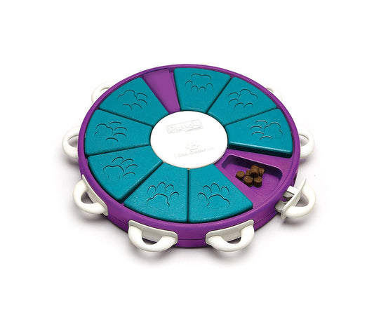 Nina Ottosson Interactive Treat Hiding Dog - The Twister in Purple interactive dog toy Nina Ottoson