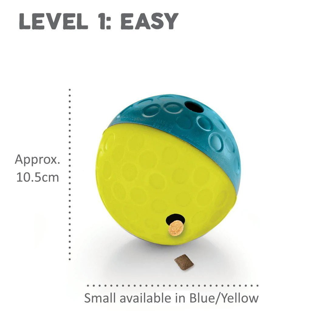 Nina Ottosson Treat Tumble Ball for Cats & Dogs Dog toys Woofy and Whiskers