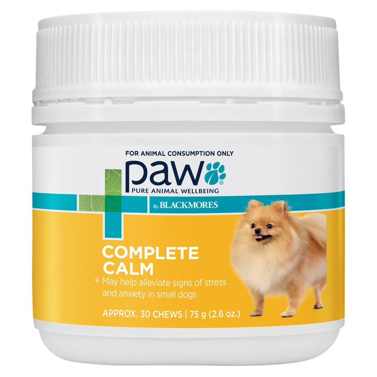 PAW Complete Calm Multi + Tryptophan Multivitamin Chews 300g Pet Vitamins & Supplements Blackmores Small Chews - 30 Chews/75g