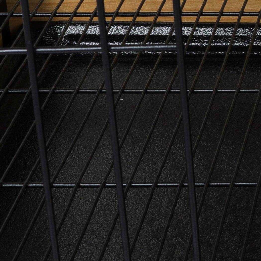 PaWz Wooden Wire Dog Kennel Side End L Large Pet Crate PaWz