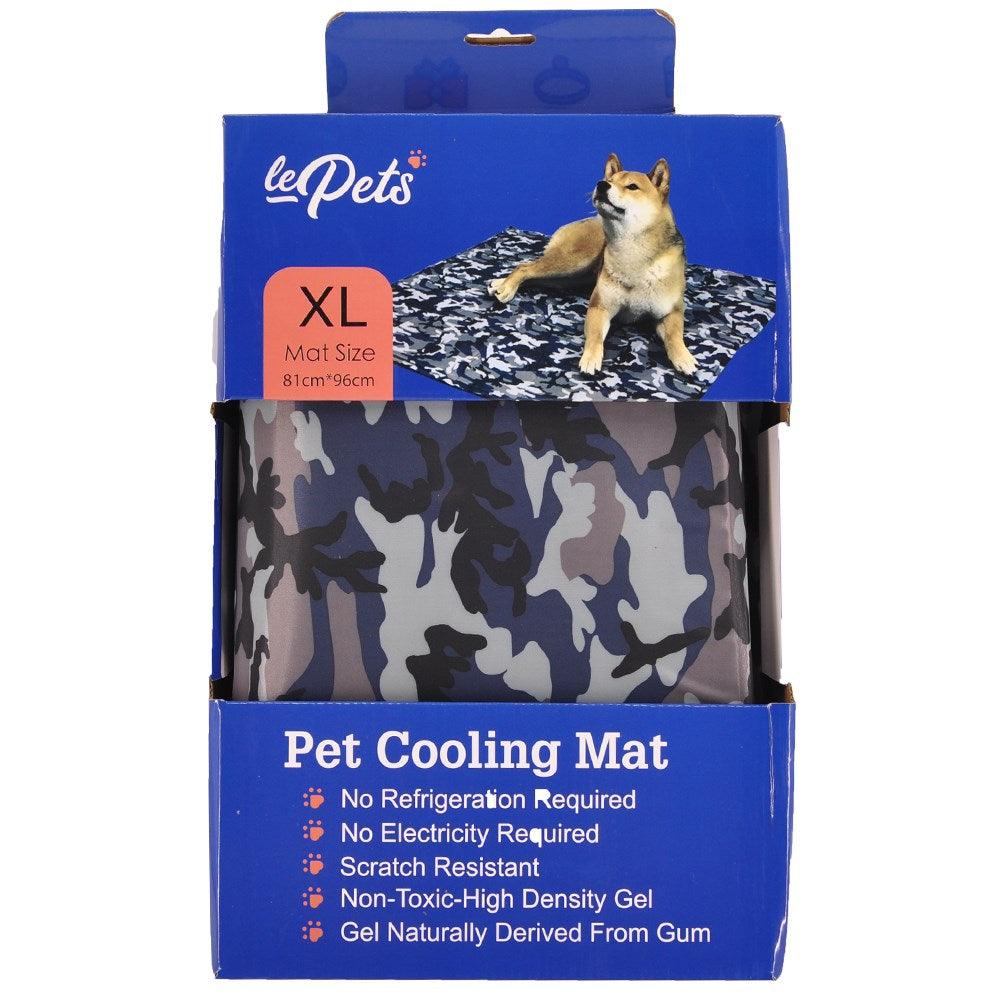 Pet Cooling Mat-Gel-Self Cooling-Scratch resistant-Non Toxic-Natural Pet Care > Dog Supplies Le Pets Medium Camo