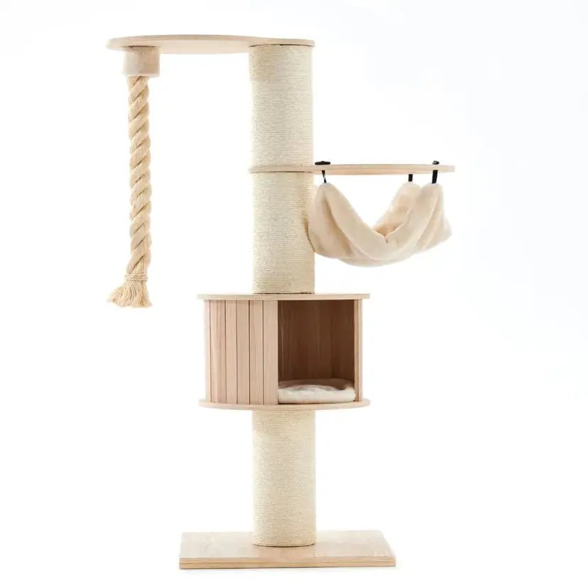 Petsbelle Solace Cat Tree – Multi-Level Scratching Post & TowerWoofy and Whiskers