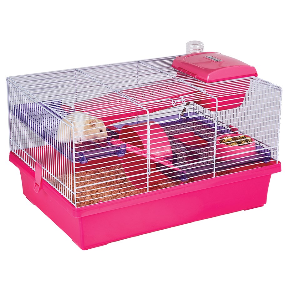 Pico XL - Translucent Teal Pet Care > Coops & Hutches > Small Animal Habitats & Cages Rosewood Pink 51x37x20