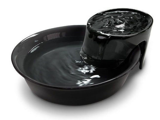 Pioneer Big Max Ceramic Pet Drinking Fountain 3.7 litres - Black Pet Water Fountain Pioneer Pets Jet Black