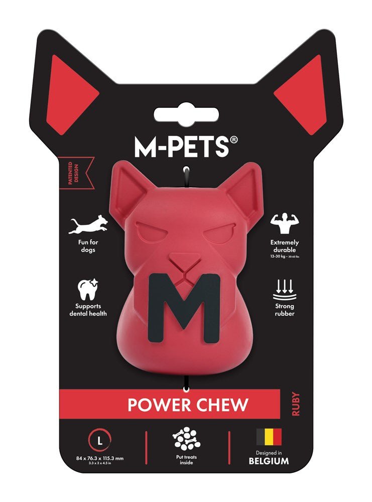 Power chewer dog toy ruby M-Pets