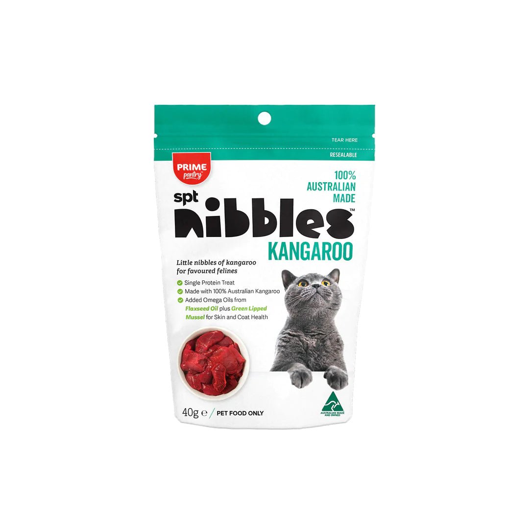 PRIME PANTRY NIBBLES CAT TREAT KANGAROO 40G Cat treats Prime Kangaroo