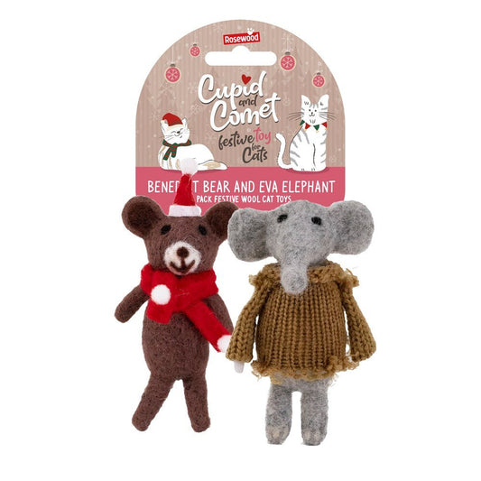 Rosewood Benedict Bear and Eva Elephant Duo Rosewood
