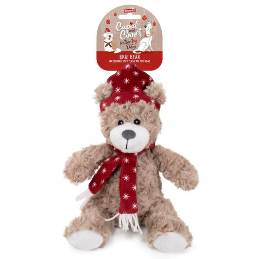 Rosewood Brie Bear plush dog toy Rosewood