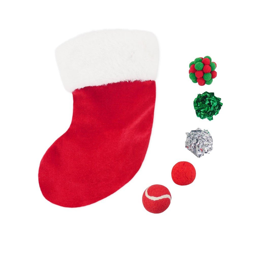 Rosewood Christmas Cat Toy Stockingcat stockingcat toy bundleWoofy and Whiskers