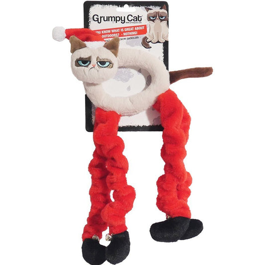 Rosewood Grumpy Cat Grumpy Santa Doorknob Dangler Cat toy Rosewood