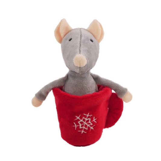 Rosewood Mouse in a Teacup Cat Toy Rosewood