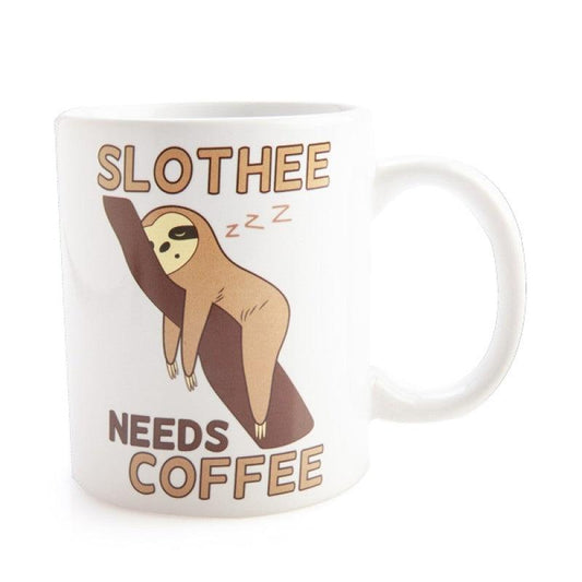 "Sip in Style with the Sloth Coffee Mug - A Playful Pick-Me-Up for you Home & Garden > Kitchenware Woofy and Whiskers