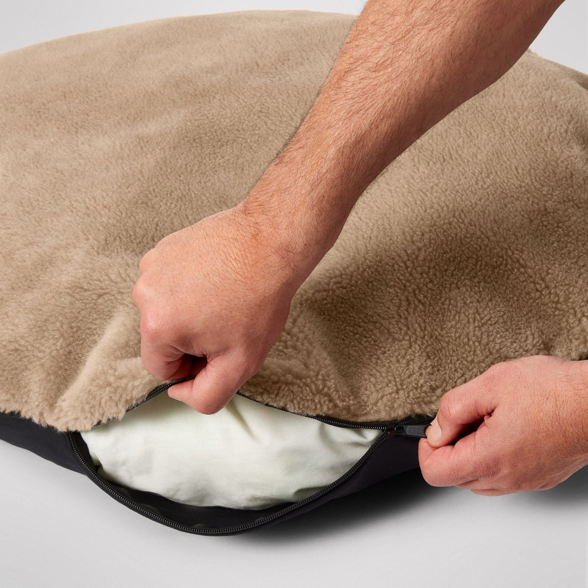 MiniJumbuk – Sleep Calm Oasis – Storm Grey dog bed MiniJumbuk