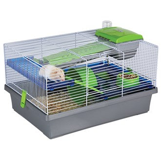 Pico XL - Translucent Teal Pet Care > Coops & Hutches > Small Animal Habitats & Cages Rosewood Green and Silver 51x37x20