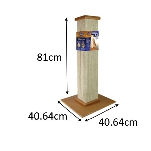 SmartCat Ultimate Heavy-Duty Sisal Cat Scratching Post (81cm) | Canberra Local Delivery Available Cat Toys and Scratchers Smartcat