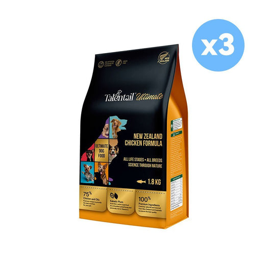 TALENTAIL ULTIMATE Nz Chicken - Adult Dog 5.4Kg (1.8kg x 3) Pet Care > Pet Food TALENTAIL
