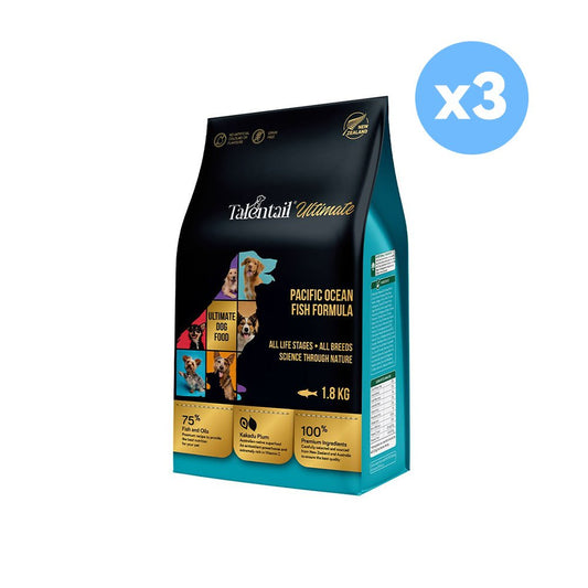 TALENTAIL ULTIMATE Pacific Ocean Fish - Adult Dog 5.4Kg (1.8kg x 3) Pet Care > Pet Food TALENTAIL