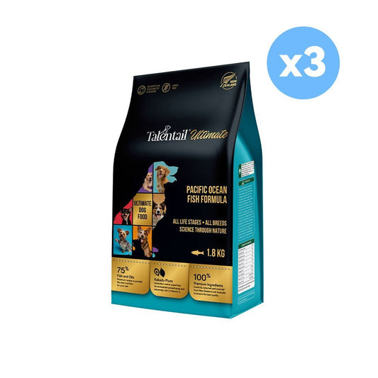 TALENTAIL ULTIMATE Pacific Ocean Fish - Adult Dog 5.4Kg (1.8kg x 3) Pet Care > Pet Food TALENTAIL