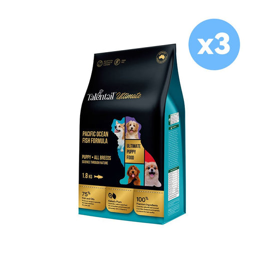 TALENTAIL ULTIMATE Pacific Ocean Fish - Puppy 5.4kg (1.8kg x 3) Pet Care > Pet Food TALENTAIL