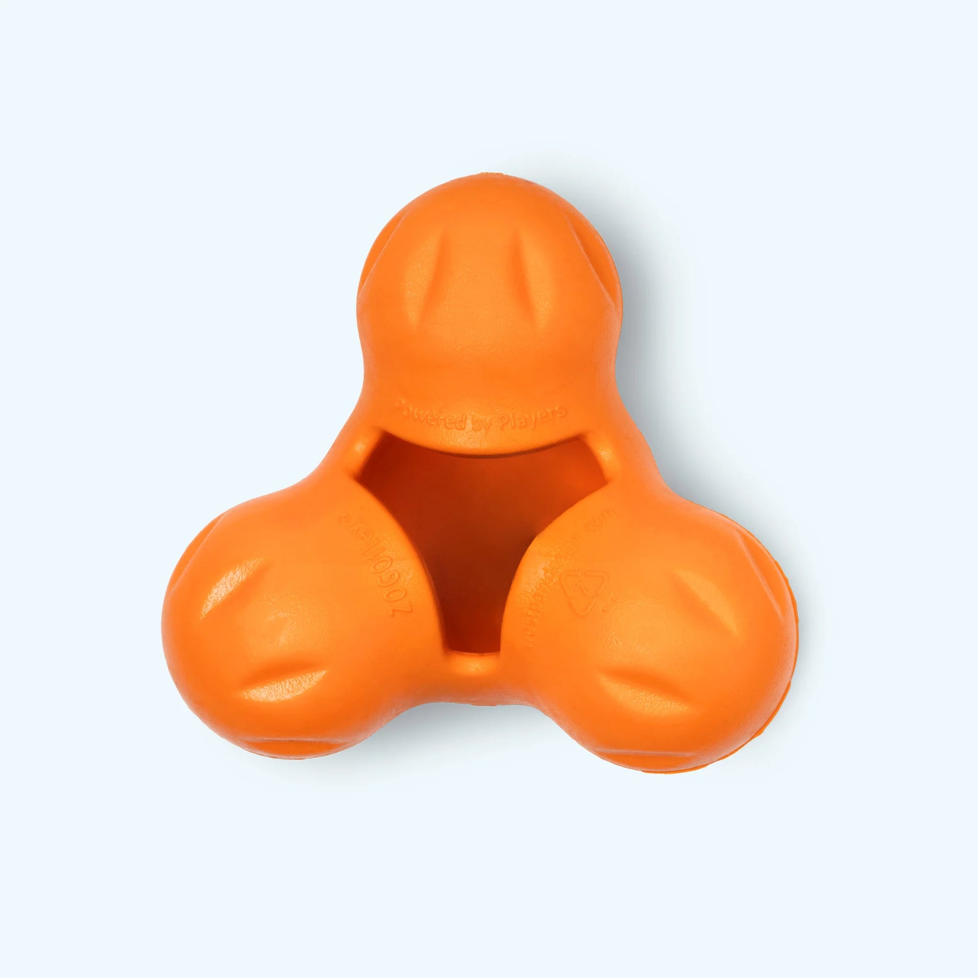 West Paw Tux Tough Puzzle Toy - Large - Bubblegum Eco friendly dog toy West Paw Design Orange