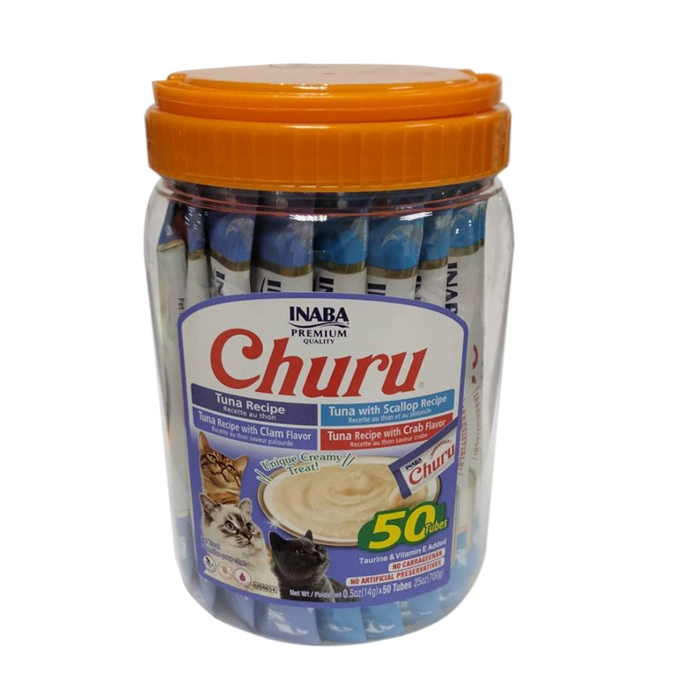 Inaba Churu Chicken Varieties 50 Tubes Cat treats Inaba Chicken & seafood